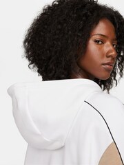 Nike White Oversized Piping Detail Dance Hoodie - Image 5 of 6
