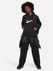 Nike Black/Red Air Overhead Hoodie - Image 2 of 6