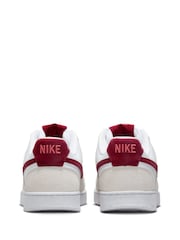 Nike Red/Cream Court Vision Low Trainers - Image 4 of 10