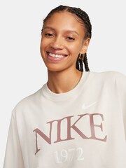 Nike Light Wood Natural Oversized Varsity Sportswear T-Shirt - Image 4 of 5
