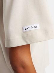 Nike Light Wood Natural Oversized Varsity Sportswear T-Shirt - Image 5 of 5