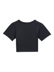 Nike Black Trend Cropped T-Shirt - Image 6 of 7