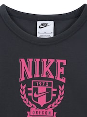 Nike Black Trend Cropped T-Shirt - Image 7 of 7