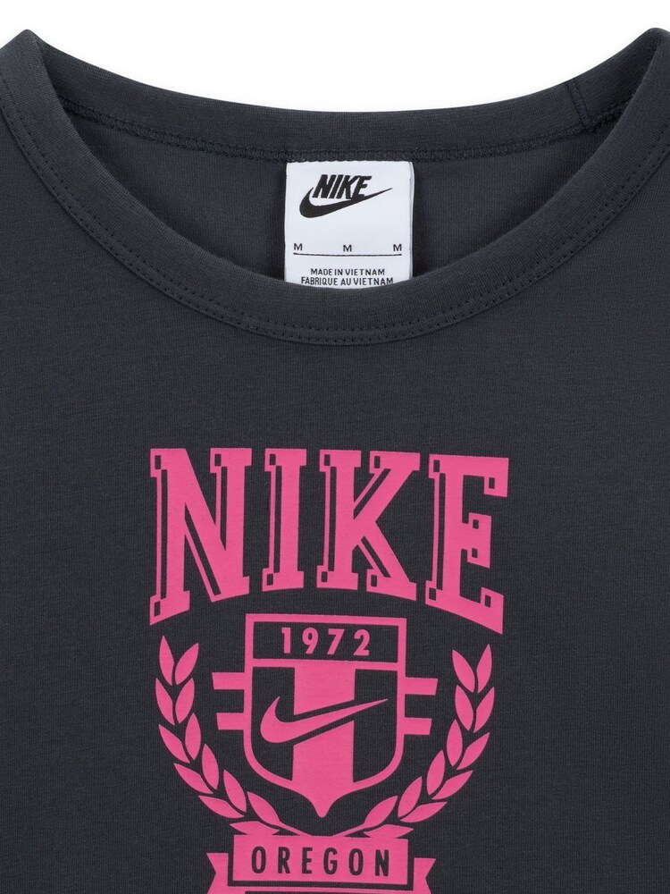 Nike Black Trend Cropped T-Shirt - Image 7 of 7