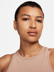 Nike Beige Pro Crop Tank Top - Image 4 of 7