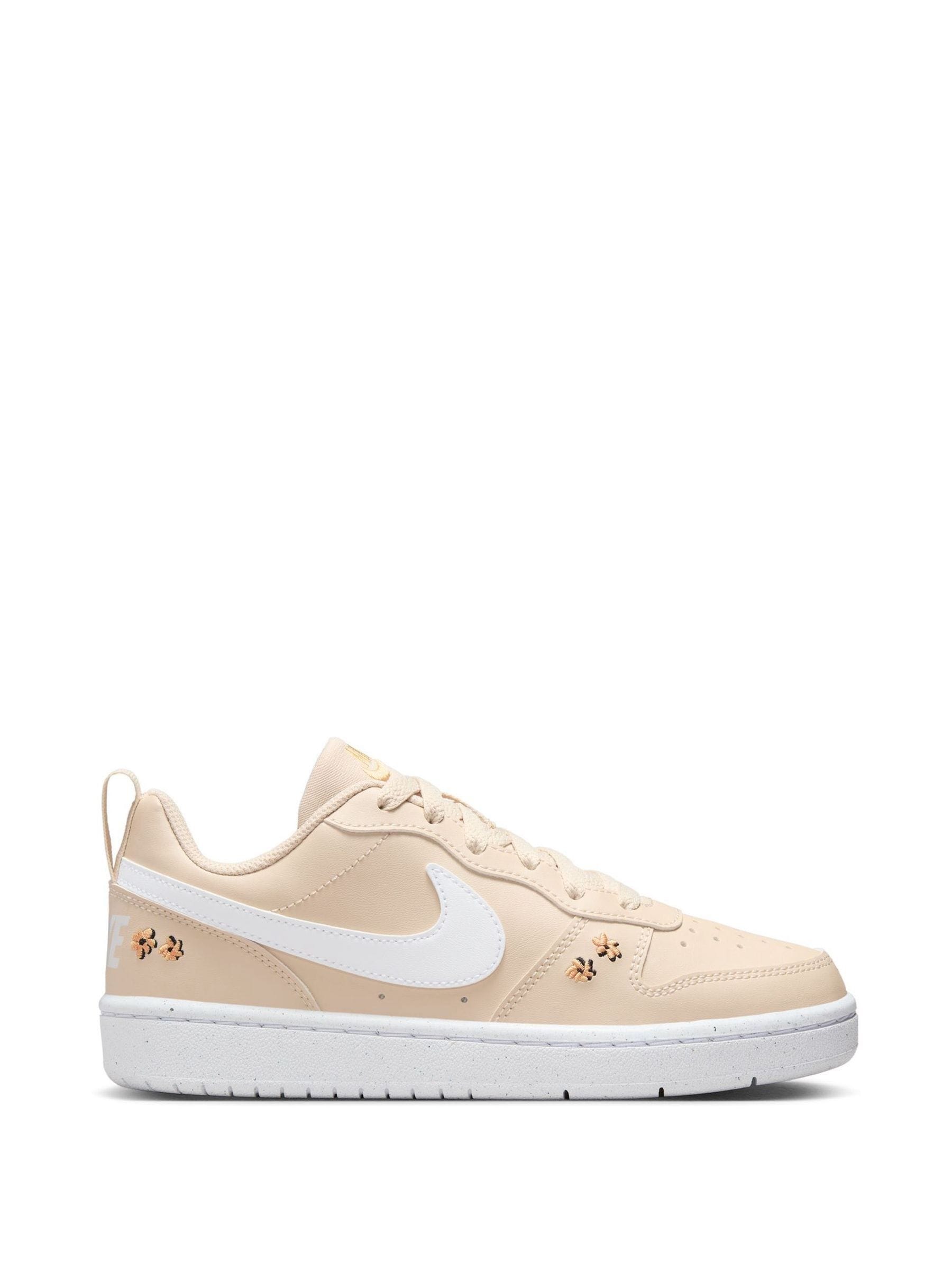 Buy Nike Neutral Youth Court Borough Low Recraft Trainers from Next Luxembourg