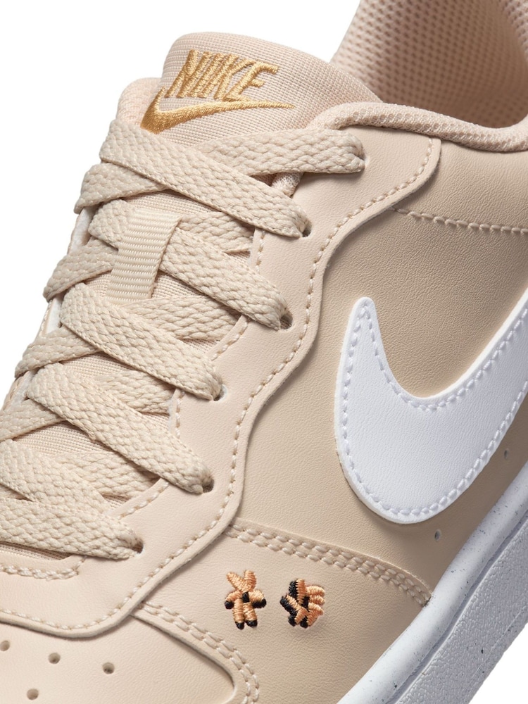 Nike Neutral Youth Court Borough Low Recraft Trainers - Image 10 of 11