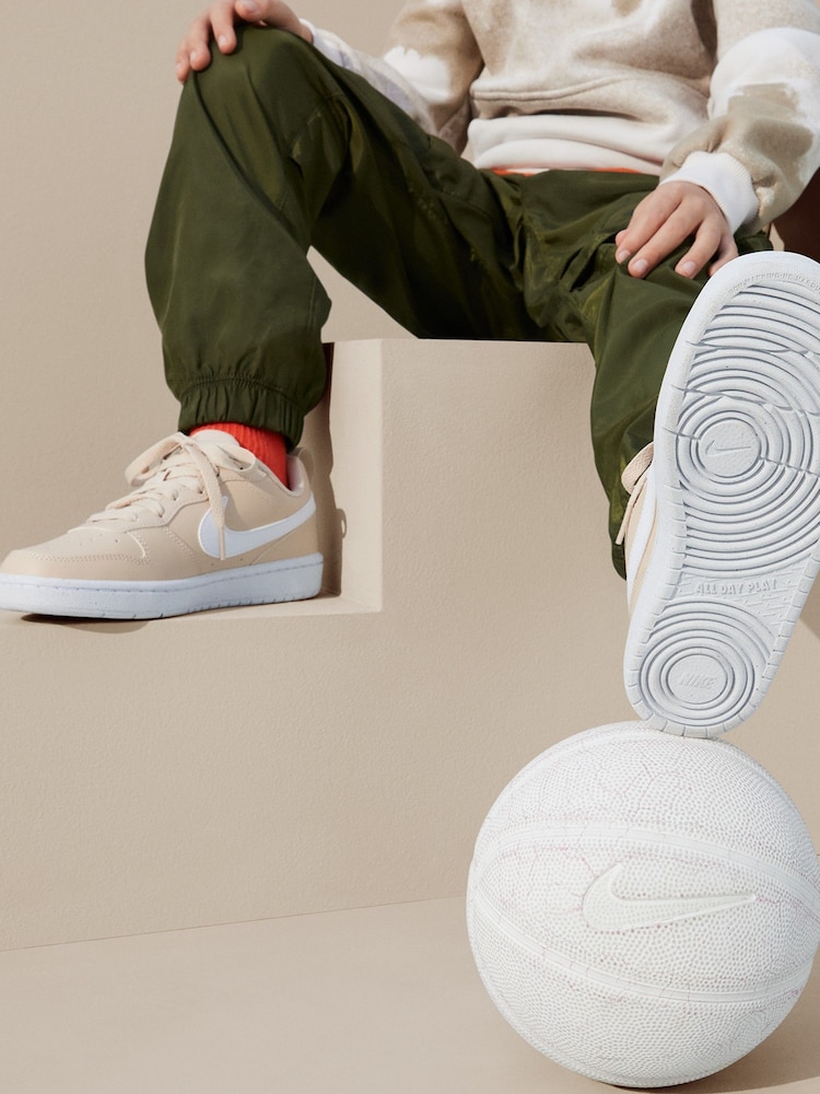 Nike Neutral Youth Court Borough Low Recraft Trainers - Image 9 of 11