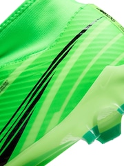 Nike Barely Green/Gold Adults Zoom Superfly 9 Academy Multi Ground Football Boots - Image 9 of 10