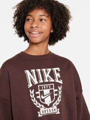 Nike Brown Trend Crew Neck T-Shirt - Image 4 of 4