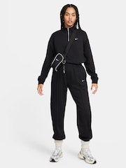 Nike Black Quarter Zip Back Logo Sweatshirt - Image 2 of 5