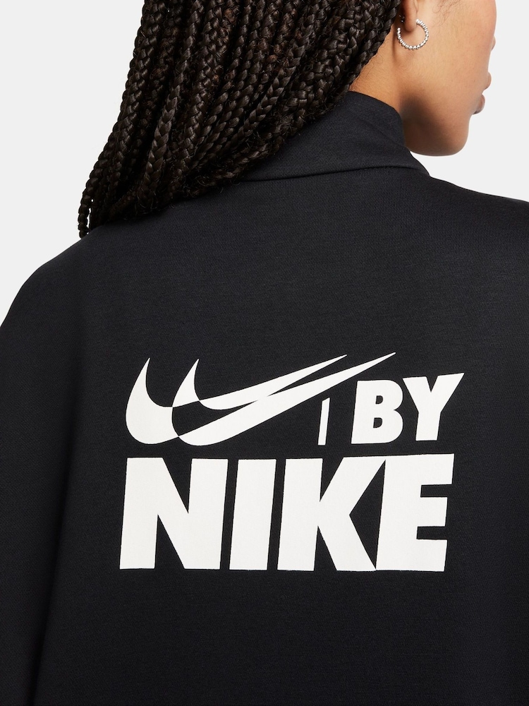 Nike Black Quarter Zip Back Logo Sweatshirt - Image 5 of 5