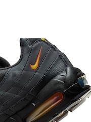 Nike Grey/Orange Air Max 95 Trainers - Image 10 of 11