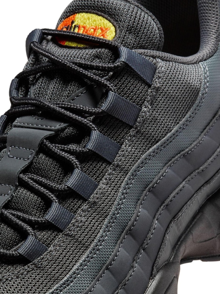 Nike Grey/Orange Air Max 95 Trainers - Image 11 of 11
