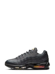 Nike Grey/Orange Air Max 95 Trainers - Image 5 of 11