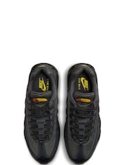 Nike Grey/Orange Air Max 95 Trainers - Image 8 of 11