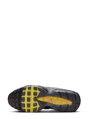 Nike Grey/Orange Air Max 95 Trainers - Image 9 of 11