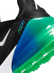 Nike Black/Light Blue Air Max 270 Youth Trainers - Image 10 of 10