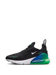 Nike Black/Light Blue Air Max 270 Youth Trainers - Image 4 of 10