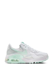 Nike White/ Green Air Max Excee Trainers - Image 2 of 8