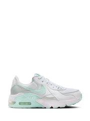 Nike White/ Green Air Max Excee Trainers - Image 4 of 8