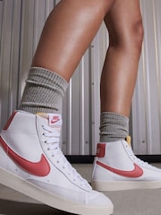 Белый/красный - Кроссовки Nike Blazer Mid  - Image 12 of 13