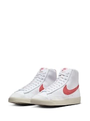 Белый/красный - Кроссовки Nike Blazer Mid  - Image 4 of 13