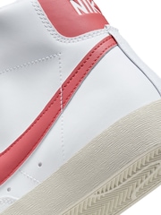 Белый/красный - Кроссовки Nike Blazer Mid  - Image 9 of 13