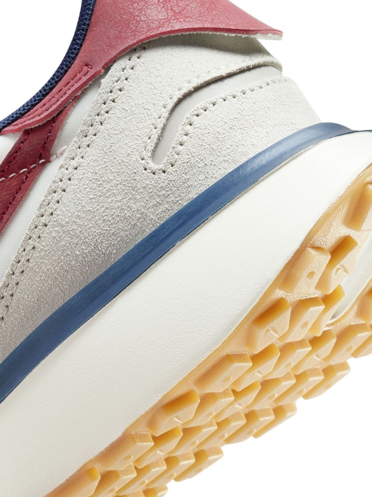 Off White/Rouge - Baskets Nike Phoenix gaufrées - Image 11 of 12