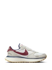 Off White/Roșu - Nike Phoenix Waffle Trainers - Image 5 of 12