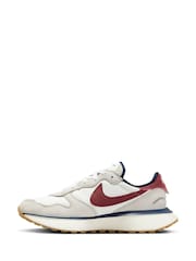 Off White/Roșu - Nike Phoenix Waffle Trainers - Image 8 of 12
