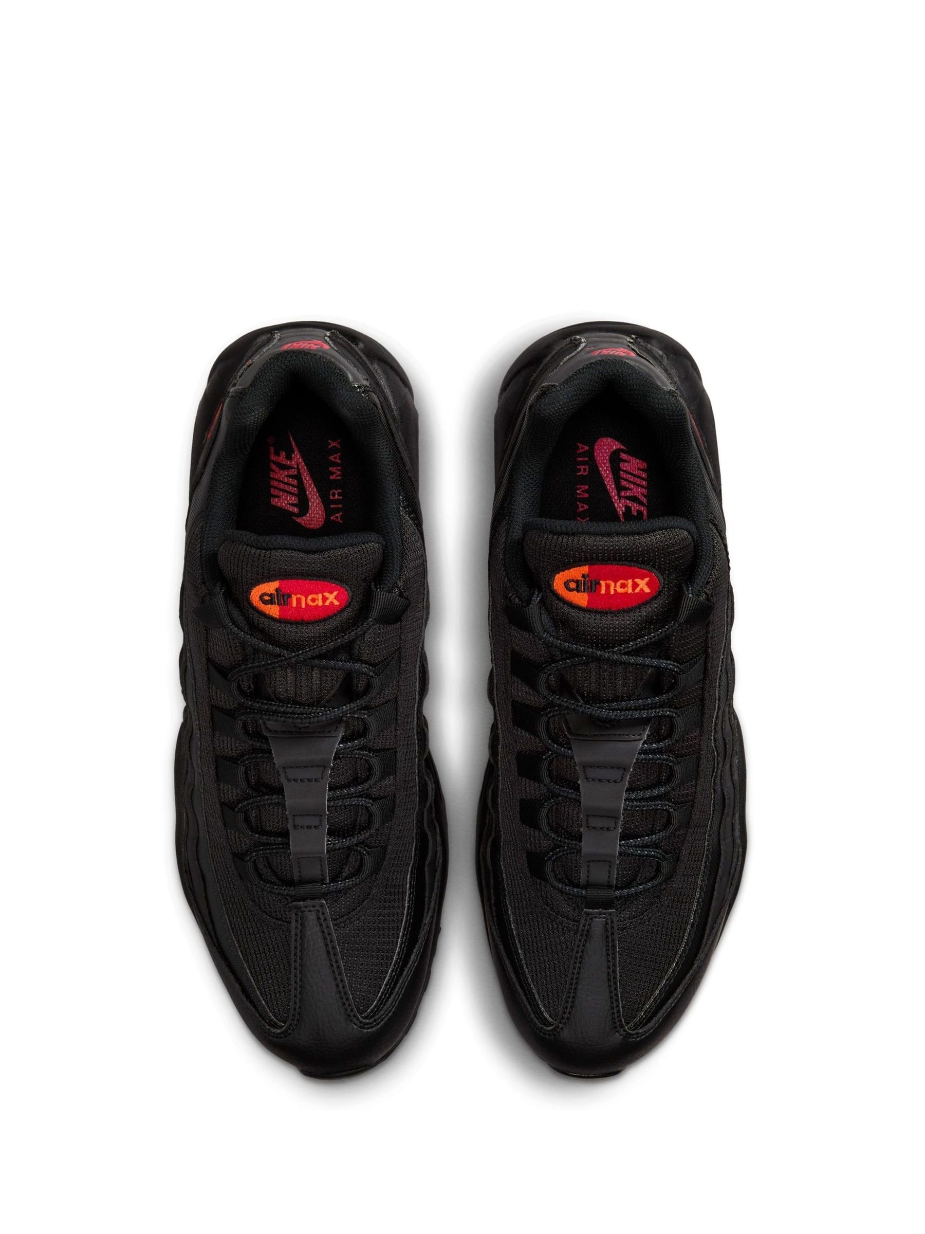 Red and black nike air max 9 online