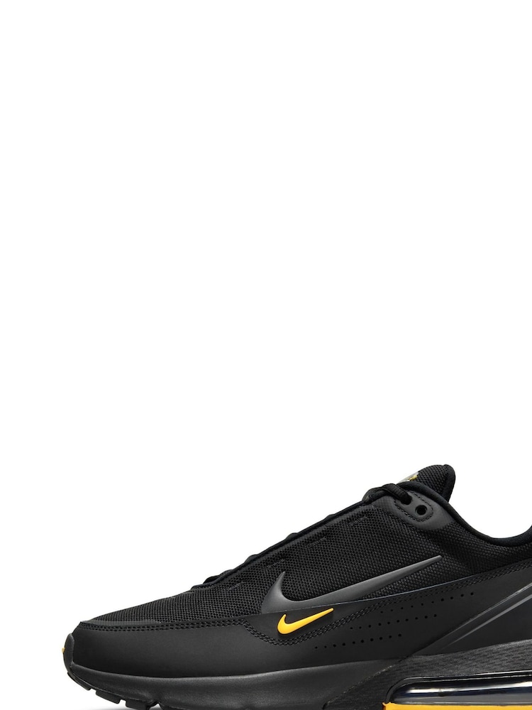 Nike Black/Gold Air Max Pulse Trainers - Image 2 of 12
