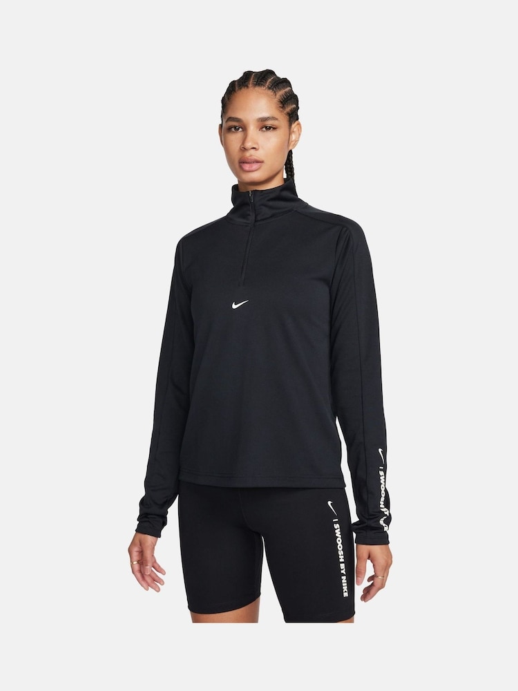 Nike Black Half Zip Pacer Running Top - Image 1 of 6