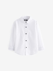 White Long Sleeve Oxford Shirt (3mths-7yrs) - Image 1 of 4
