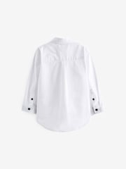 White Long Sleeve Oxford Shirt (3mths-7yrs) - Image 2 of 4