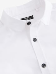 White Long Sleeve Oxford Shirt (3mths-7yrs) - Image 3 of 4