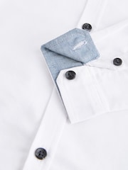 White Long Sleeve Oxford Shirt (3mths-7yrs) - Image 4 of 4