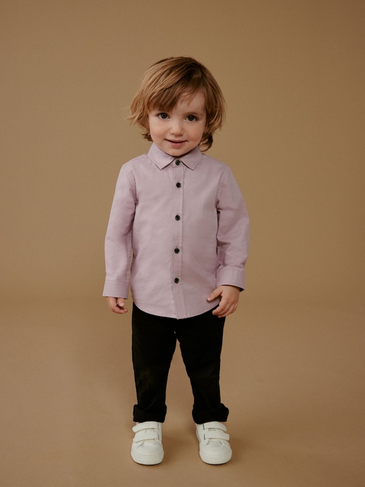 Pink Long Sleeve Oxford Shirt (3mths-7yrs) - Image 1 of 8