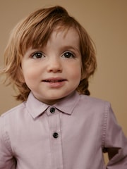 Pink Long Sleeve Oxford Shirt (3mths-7yrs) - Image 4 of 8