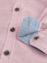 Pink Long Sleeve Oxford Shirt (3mths-7yrs) - Image 8 of 8