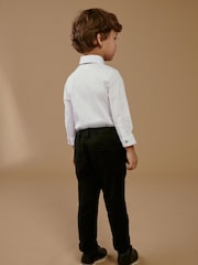 White Long Sleeve Shirt And Bow Tie Set (3mths-7yrs) - Image 3 of 8