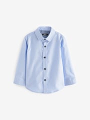 Blue Long Sleeve Oxford Shirt (3mths-7yrs) - Image 4 of 7