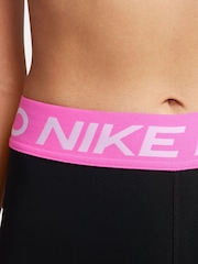 Nike Black/Pink 365 Cropped Leggings - Image 5 of 6