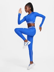 Nike Blue Pro 365 Leggings - Image 3 of 4