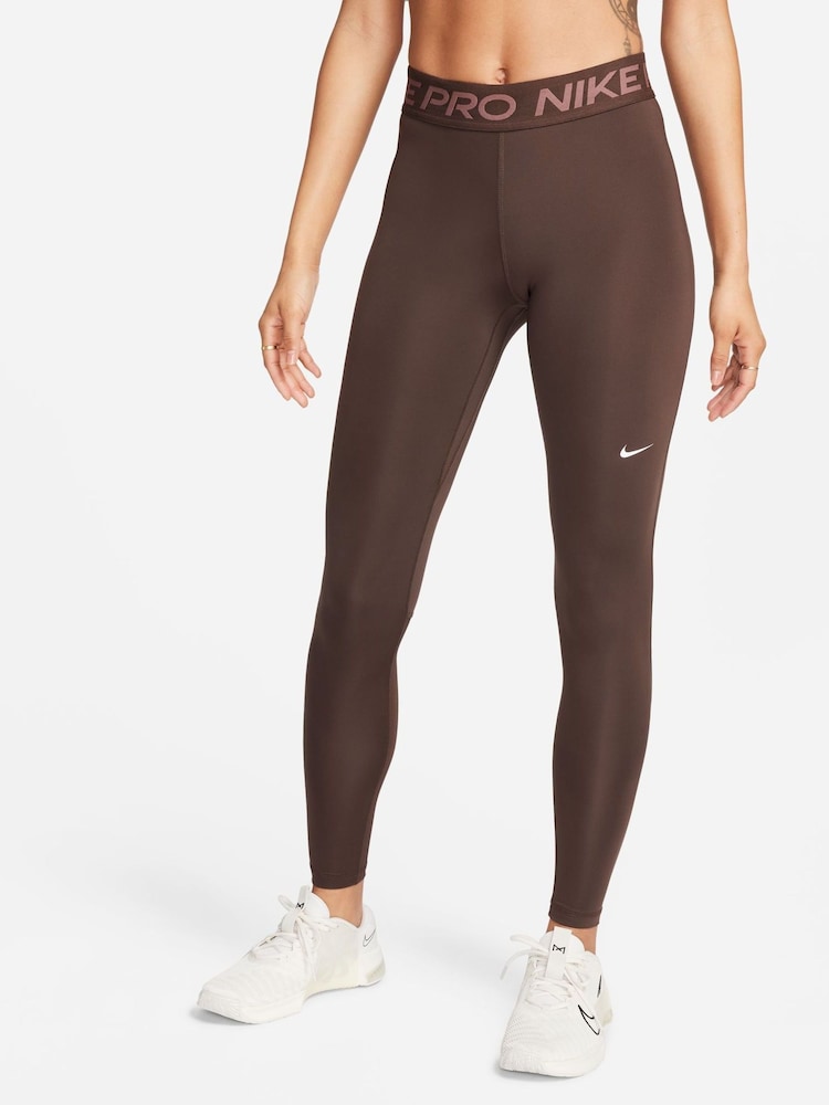 Nike Brown Pro 365 Leggings - Image 1 of 5