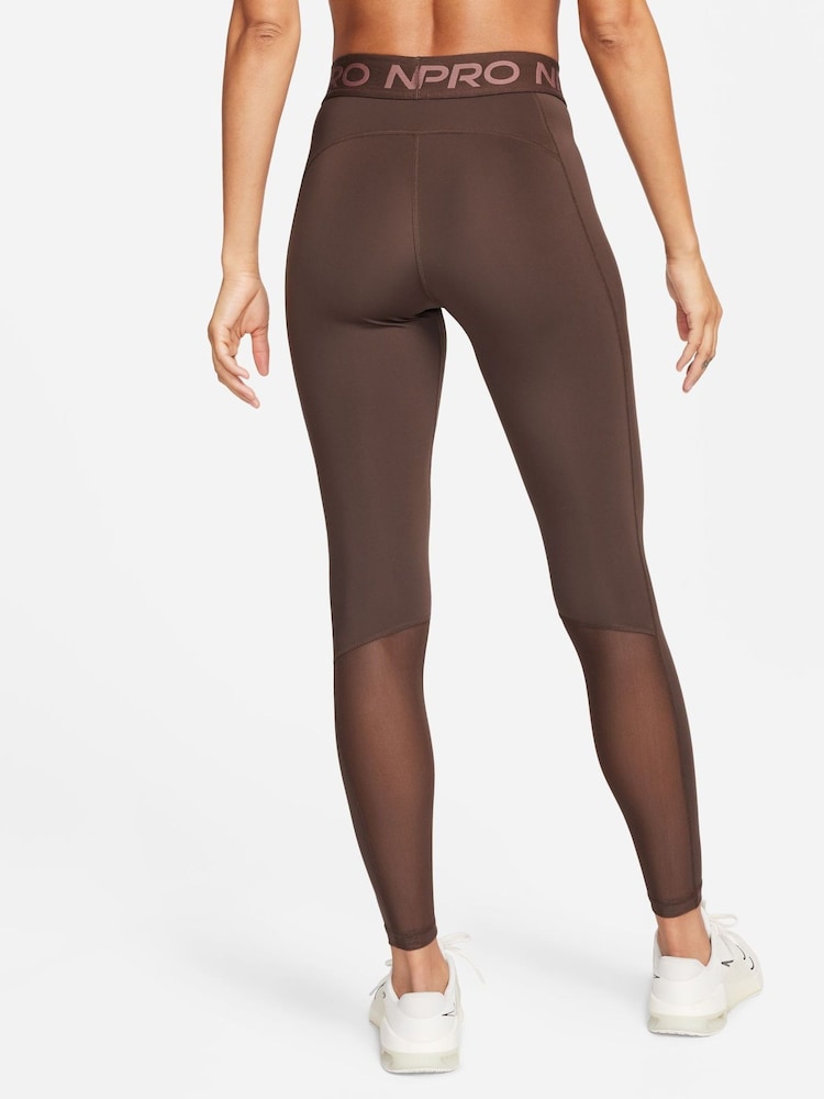 Nike Brown Pro 365 Leggings - Image 2 of 5
