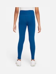 Nike Bright Blue Favourites High Waisted Leggings - Image 2 of 4