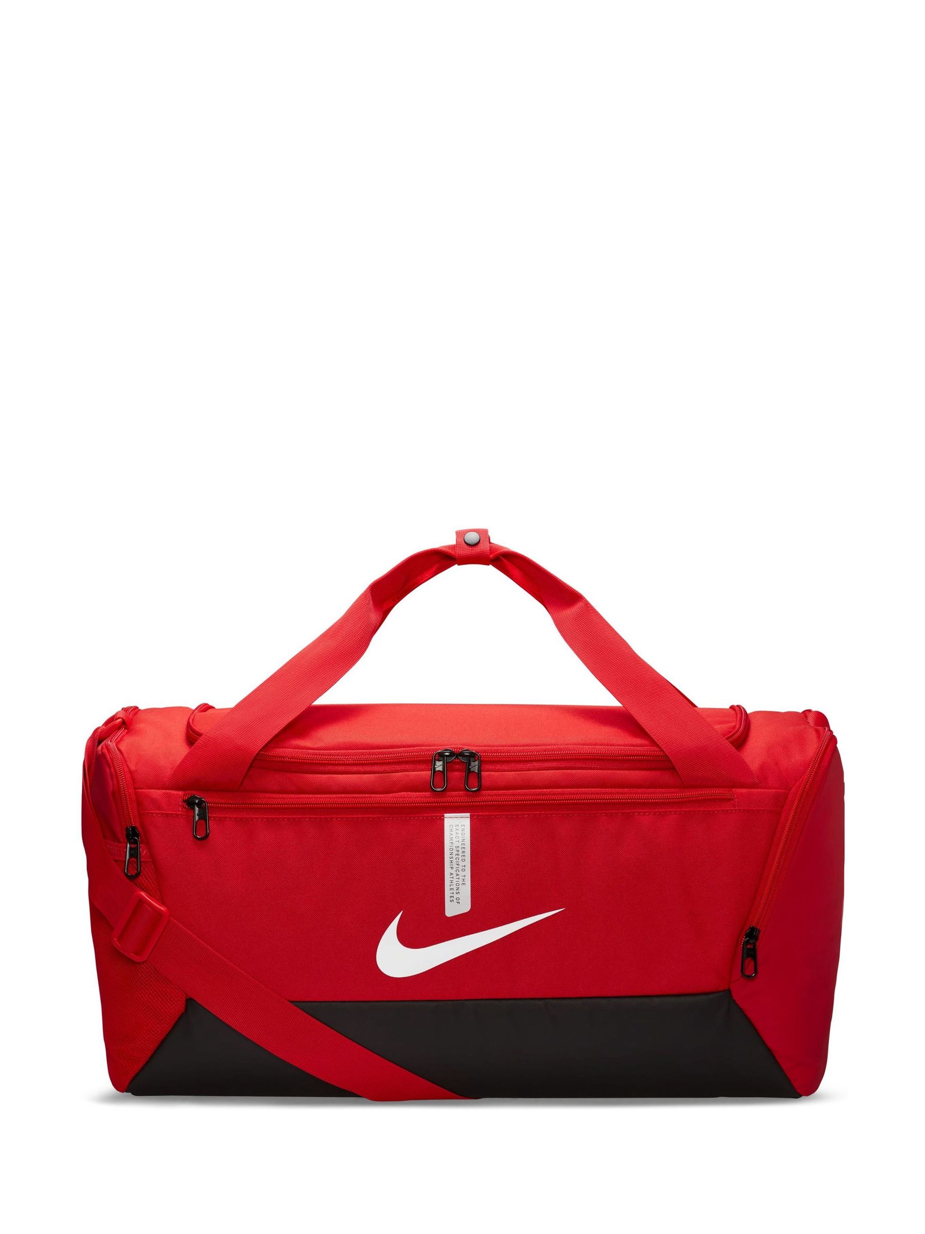 Buy Nike Red Small Academy Team Football Duffel Bag 41L from Next Luxembourg