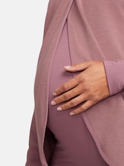 Nike Brown Maternity Reversible Pullover Top - Image 10 of 10